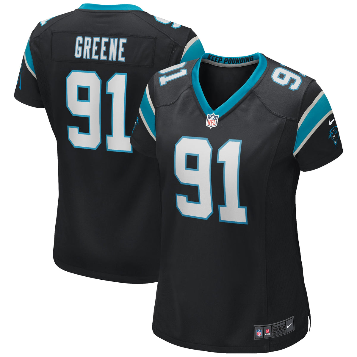 Kevin Greene Carolina Panthers Nike Women s Game Retired Player Jersey   Black