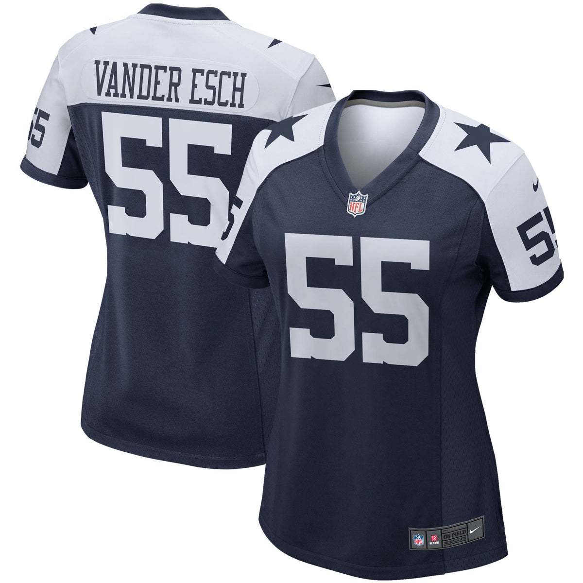 Leighton Vander Esch Dallas Cowboys Nike Women s Alternate Game Team Jersey   Navy