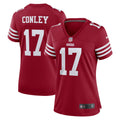 Women s Nike Chris Conley Scarlet San Francisco 49ers Game Jersey