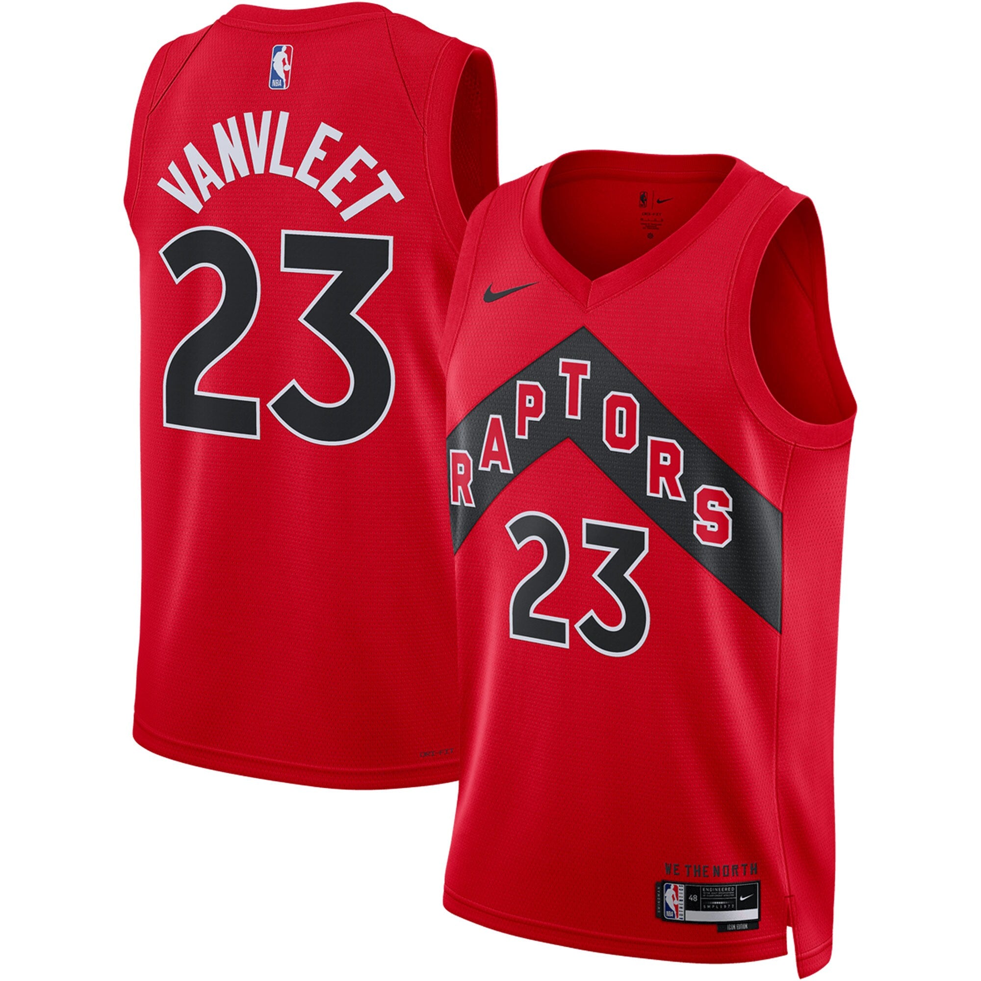Fred VanVleet Toronto Raptors Nike Unisex Swingman Jersey - Association Edition - Red