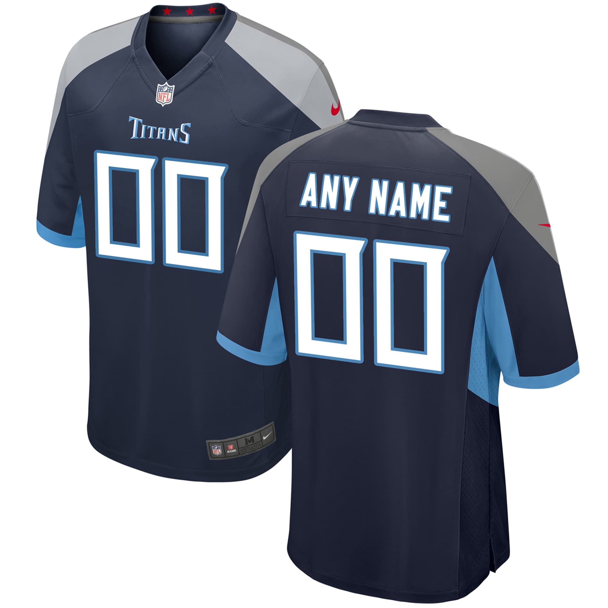Tennessee Titans Nike Youth Custom Game Jersey   Navy