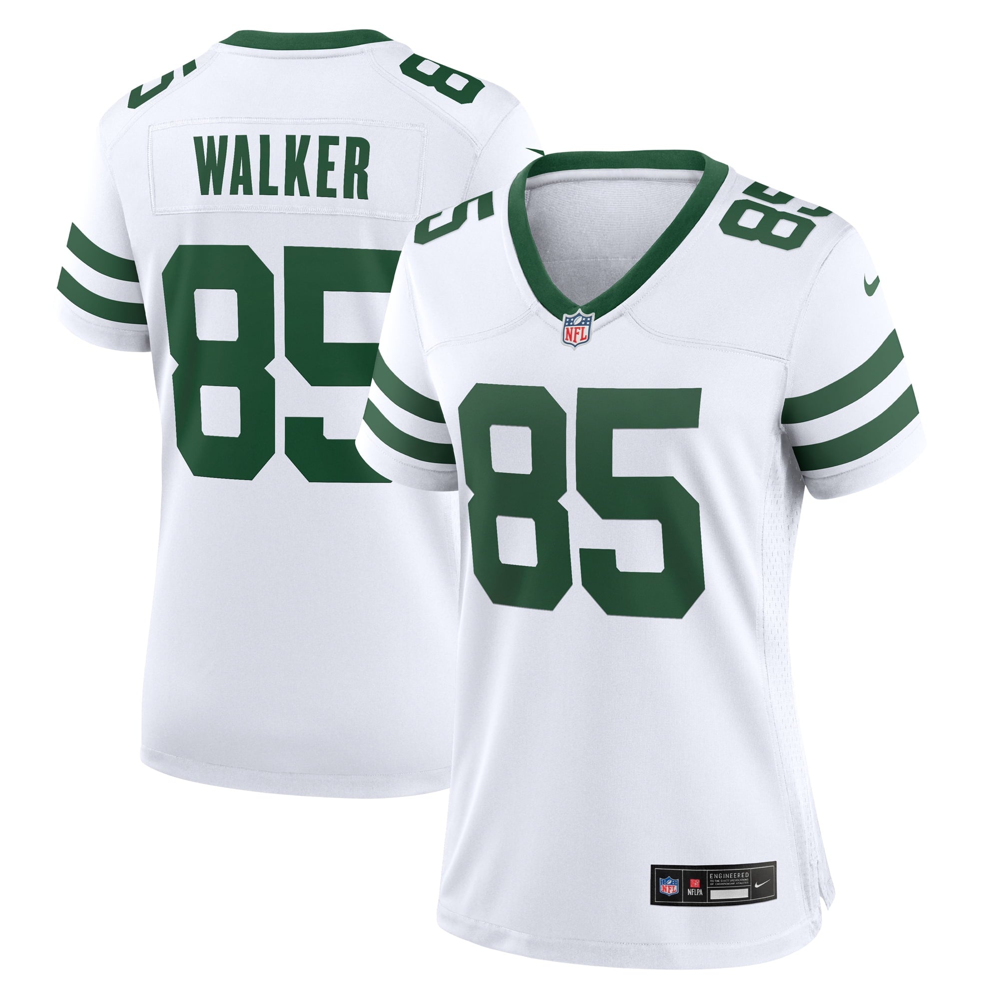 Women s Nike Wesley Walker White New York Jets Legacy Retired Player Game Jersey