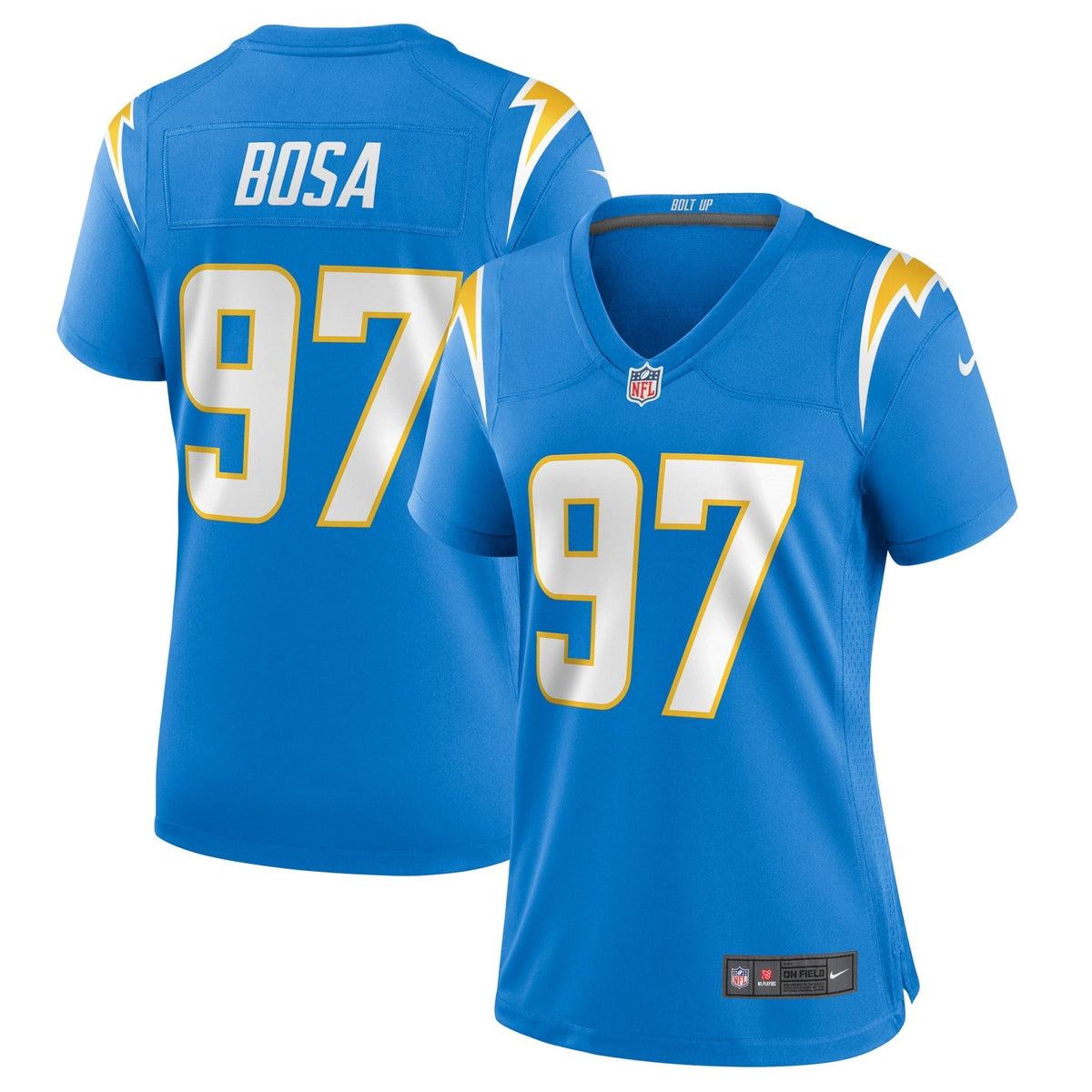 Women s Nike Joey Bosa Powder Blue Los Angeles Chargers Game Jersey