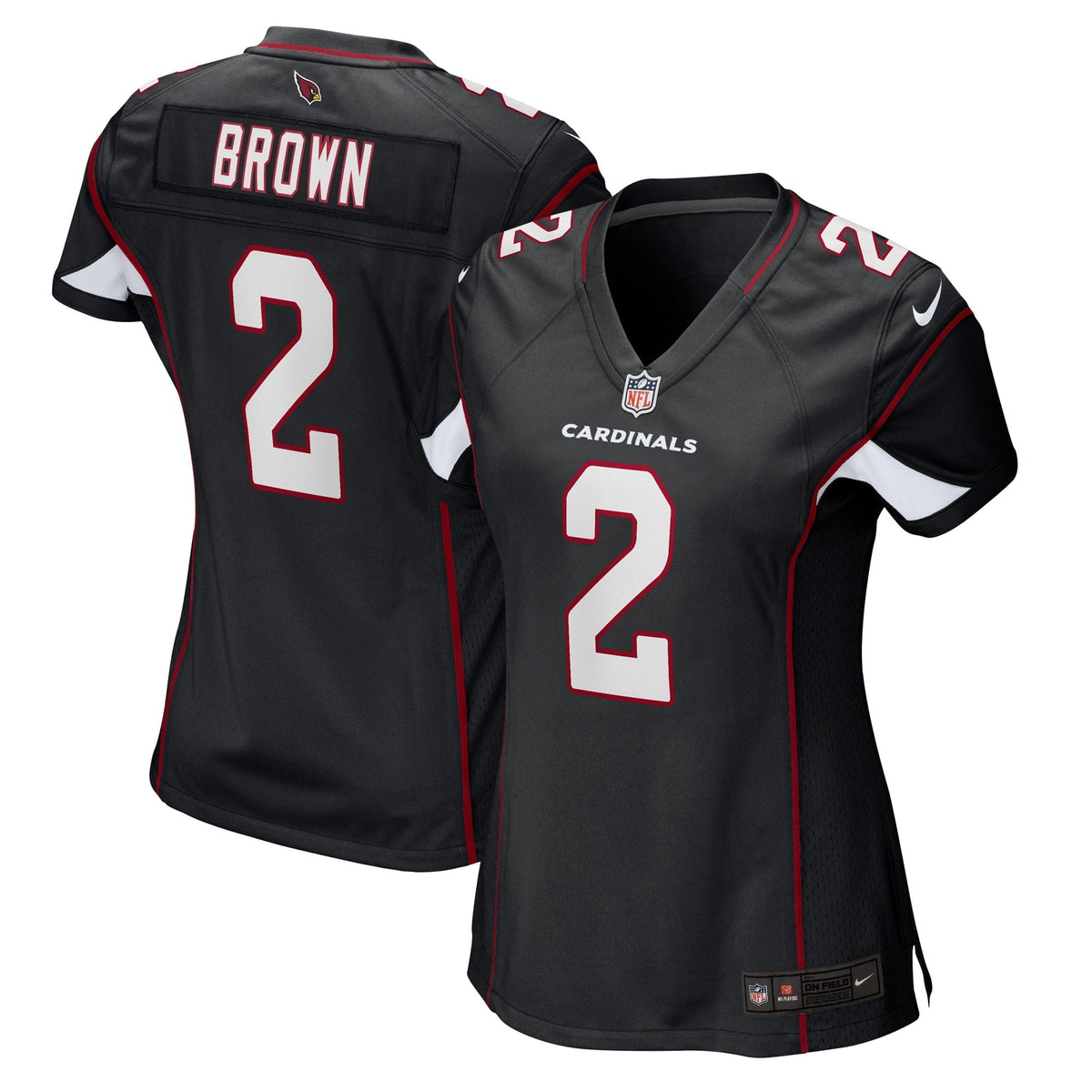 Women s Nike Marquise Brown Black Arizona Cardinals Alternate Game Player Jersey
