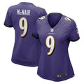 Steve McNair Baltimore Ravens Nike Women s Game Retired Player Jersey   Purple