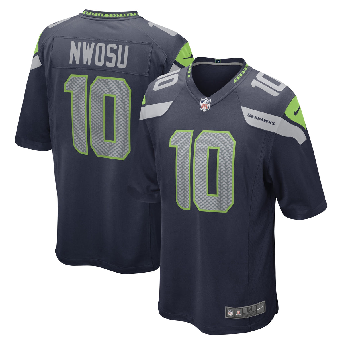 Uchenna Nwosu Seattle Seahawks Nike Game Player Jersey College Navy