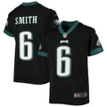 DeVonta Smith Philadelphia Eagles Nike Youth Game Jersey   Black