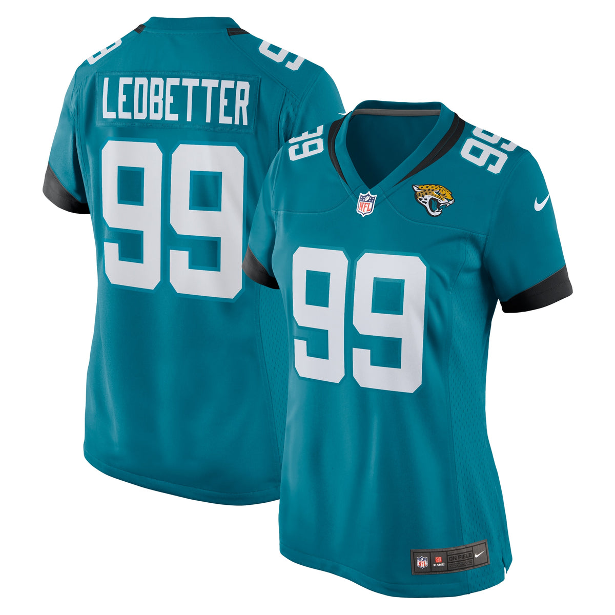 Jeremiah Ledbetter Jacksonville Jaguars Nike Women s Home Game Player Jersey   Teal