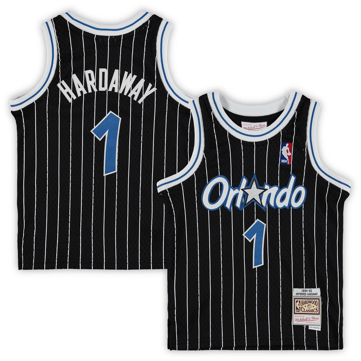 Penny Hardaway Orlando Magic Mitchell & Ness Preschool 1994-1995 Hardwood Classics Throwback Team Jersey - Black