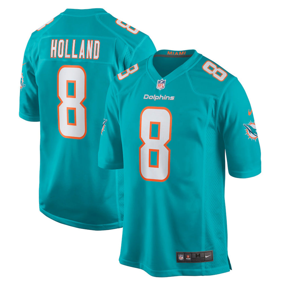Youth Miami Dolphins Jevon Holland Game Jersey   Aqua