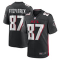 Men s Nike Black John FitzPatrick Atlanta Falcons Game Player Jersey
