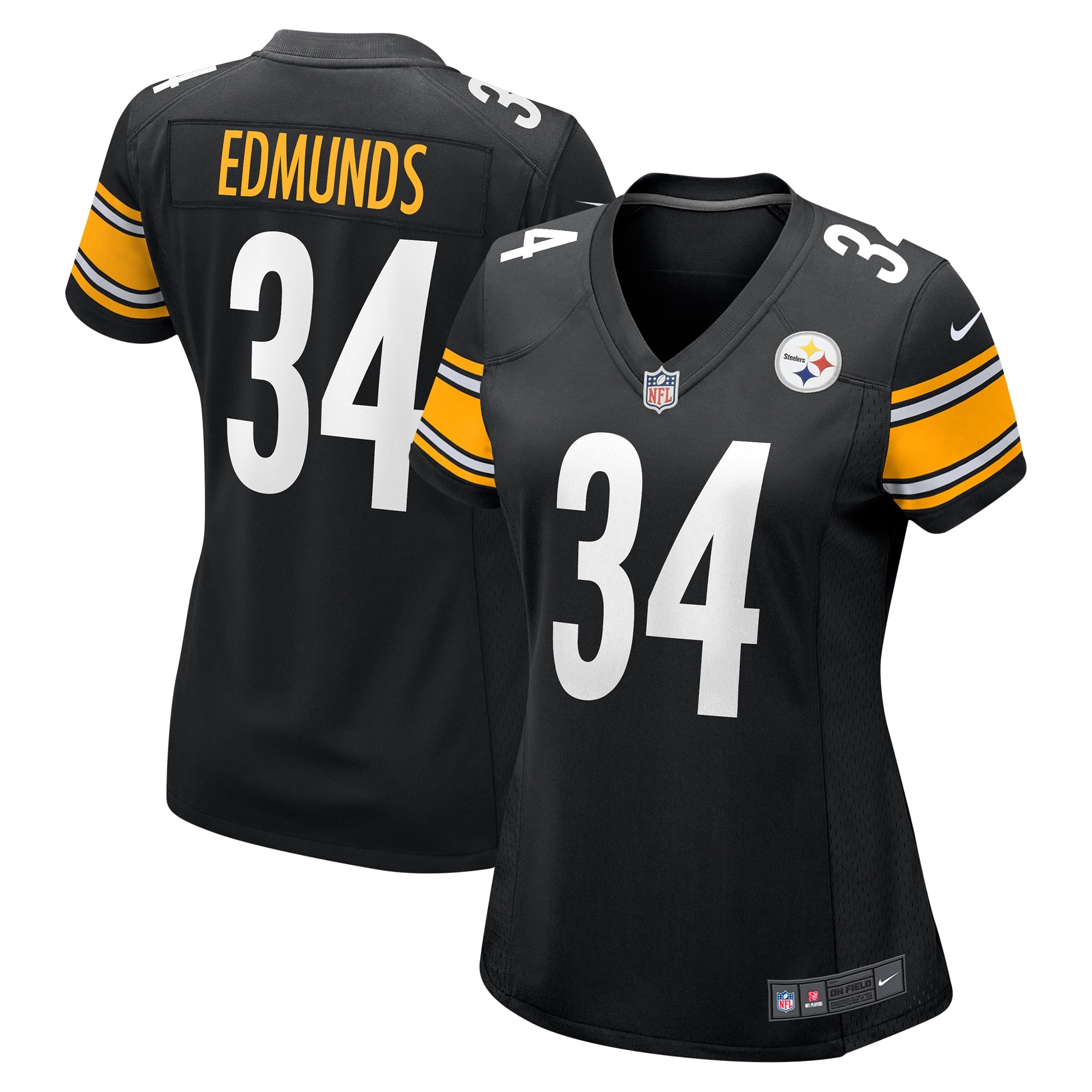 Terrell Edmunds Pittsburgh Steelers Nike Women s Game Jersey   Black