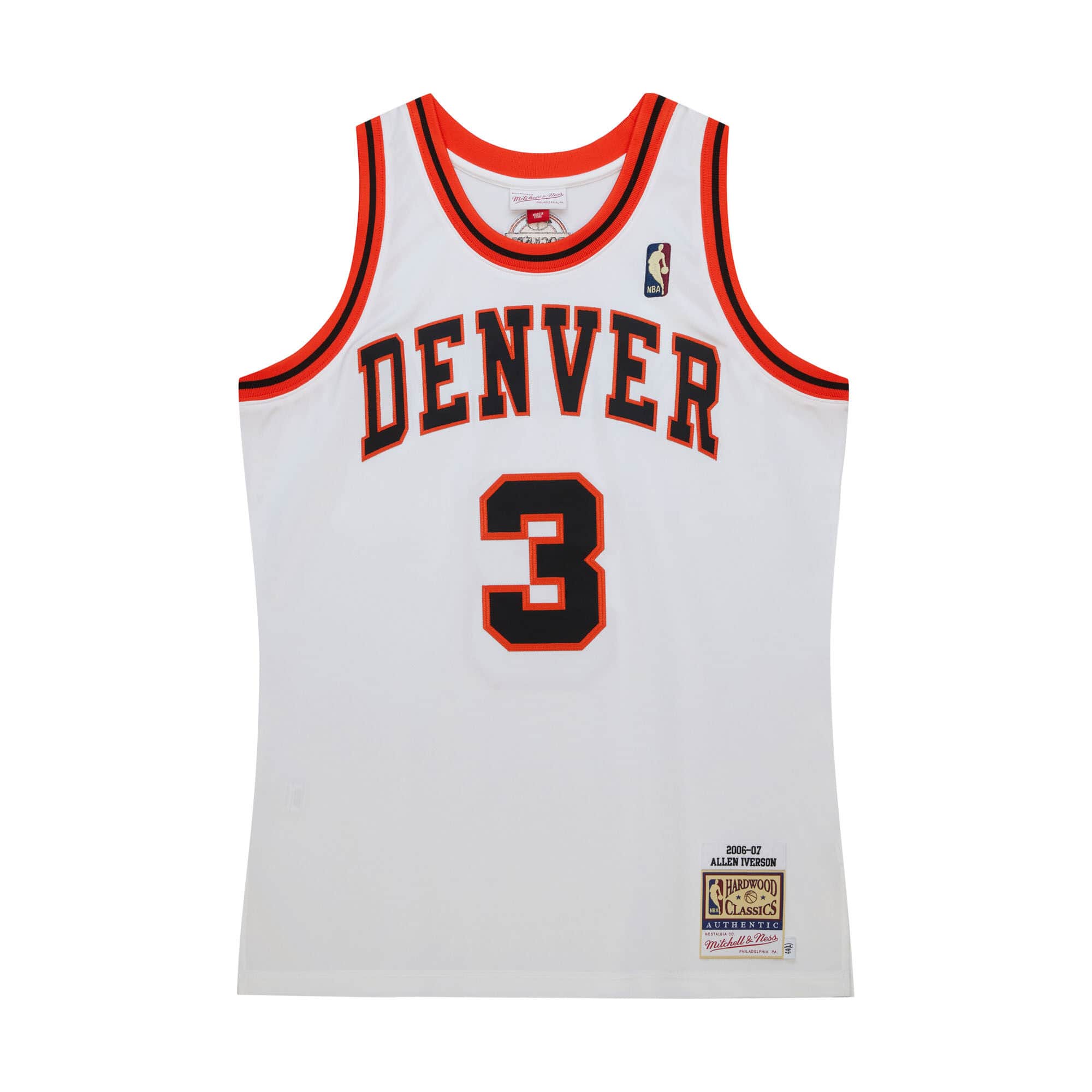 Authentic Allen Iverson Denver Nuggets HWC 2006-07 Jersey