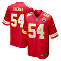 Men s Nike Leo Chenal Red Kansas City Chiefs Game Player Jersey