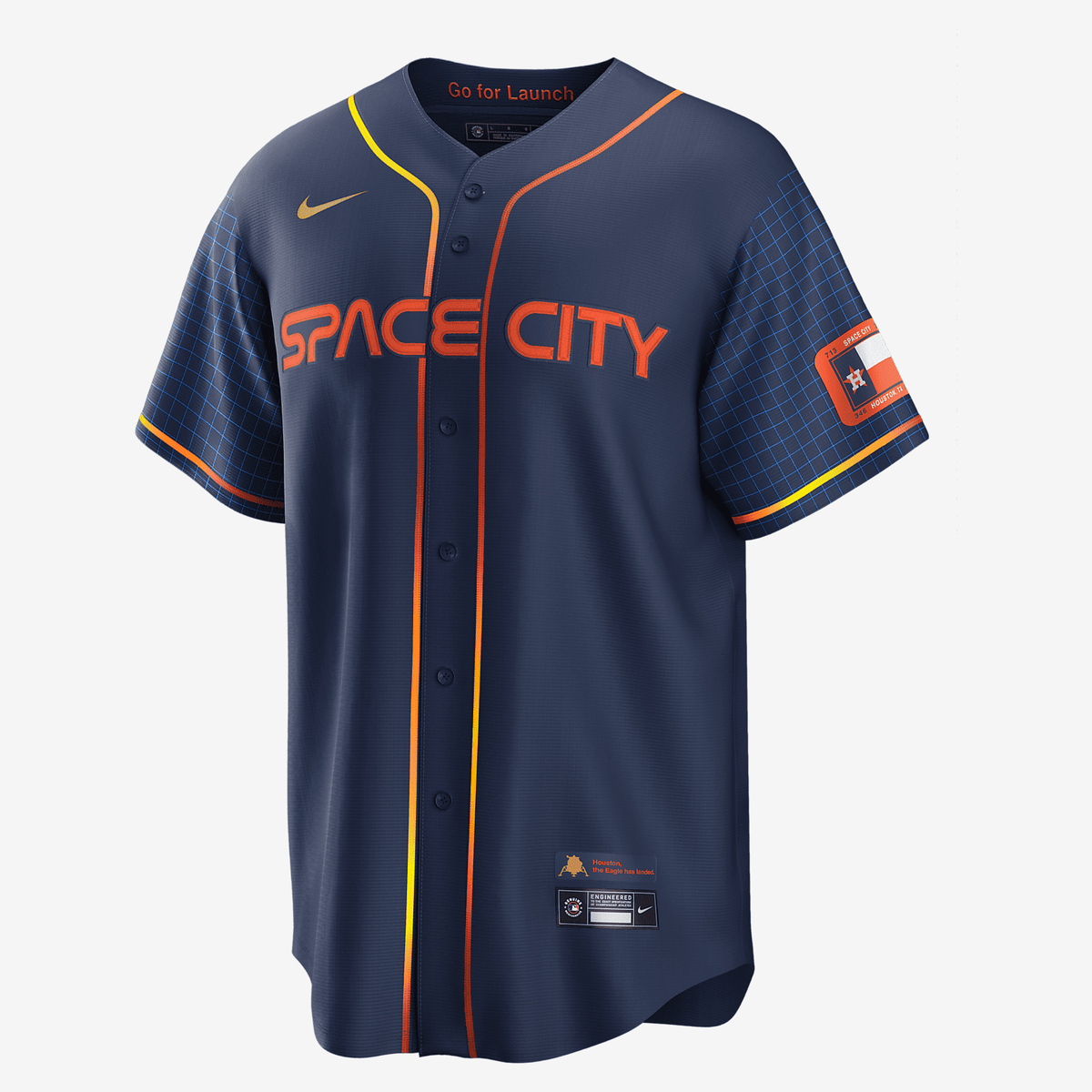 MLB Houston Astros City Connect (Alex Bregman) Men's Replica Baseball Jersey - Navy/Navy