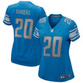 Women s Detroit Lions Barry Sanders Game Retired Player Jersey Blue