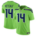 Men s Nike DK Metcalf Neon Green Seattle Seahawks Vapor F.U.S.E. Limited Jersey