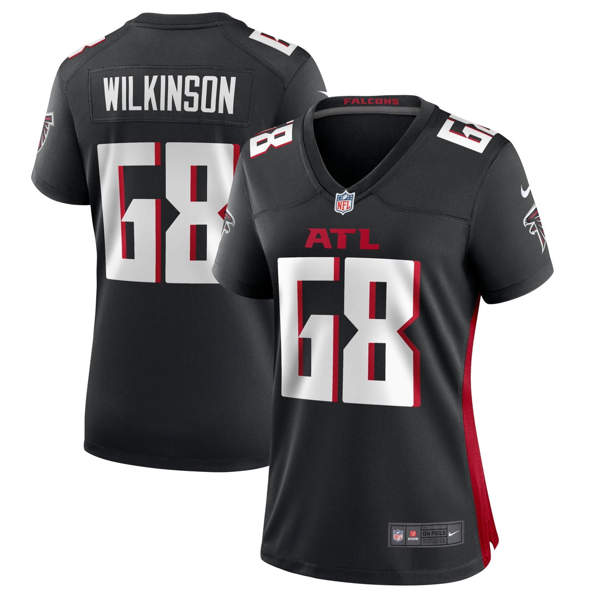 Women s Nike Elijah Wilkinson Black Atlanta Falcons Game Jersey