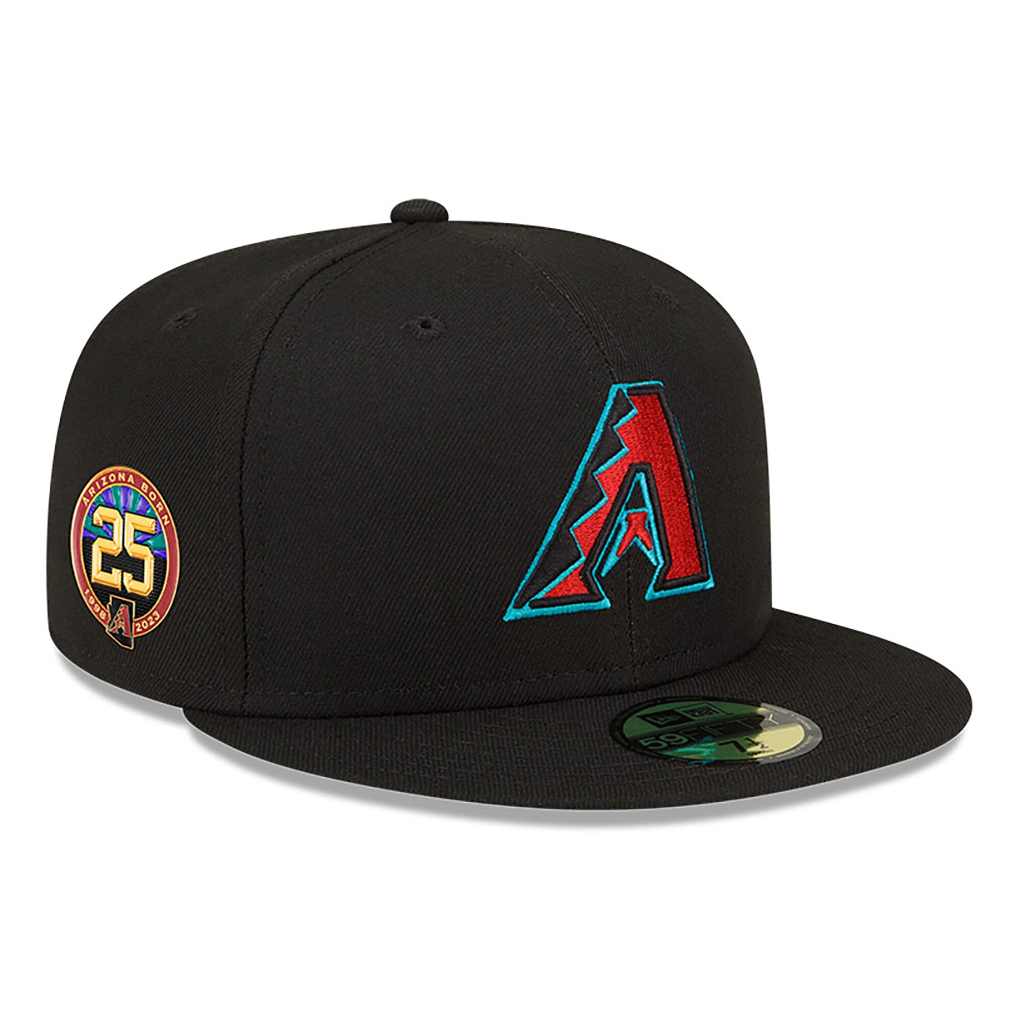 Arizona Diamondbacks New Era 25th Anniversary 59FIFTY Fitted Hat - Black