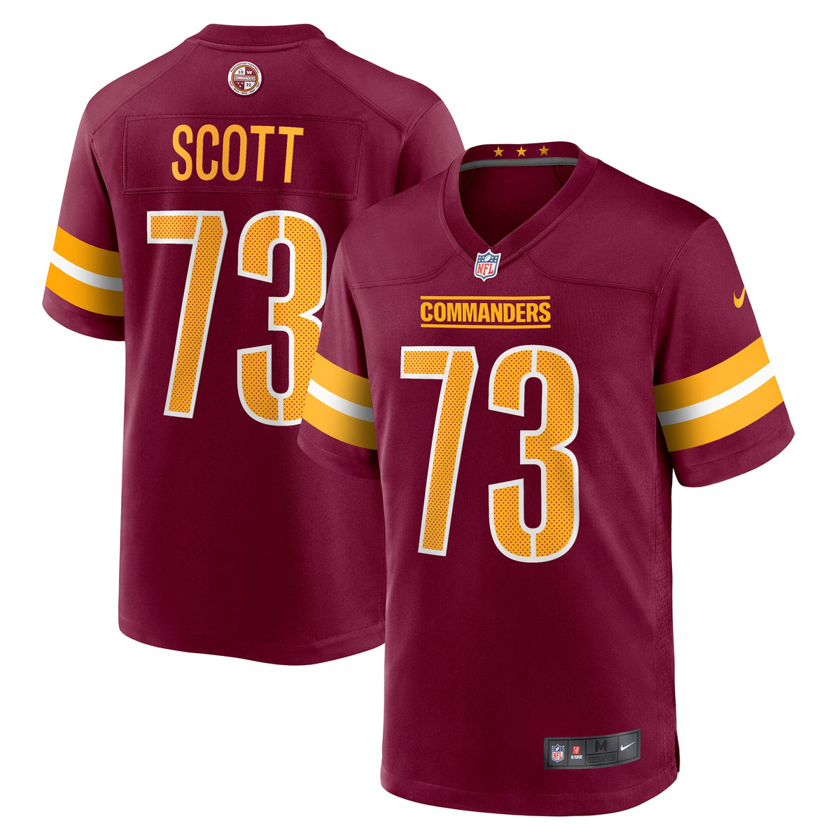 Trent Scott Washington Commanders Nike Game Jersey   Burgundy
