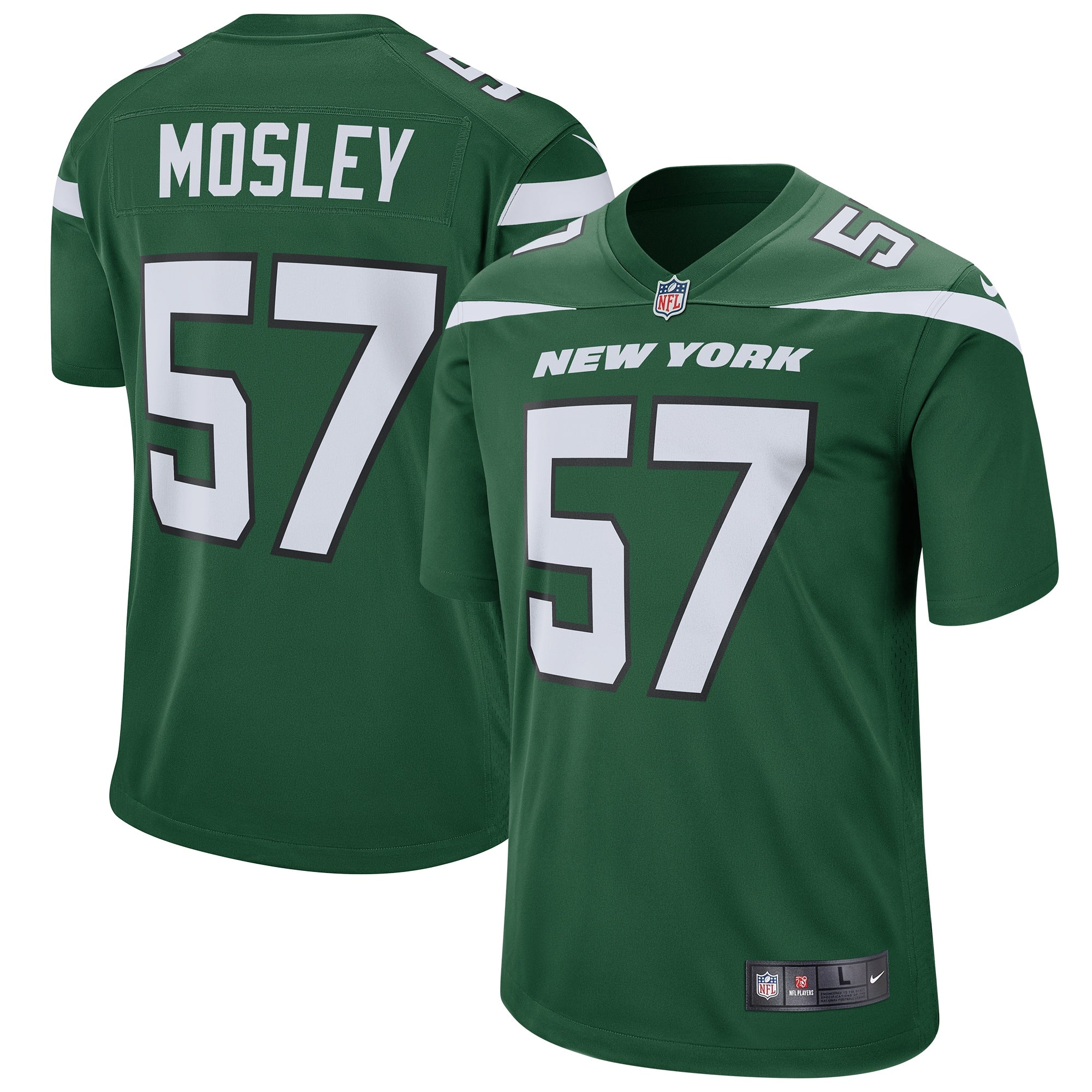 C.J. Mosley New York Jets Nike Game Jersey   Gotham Green