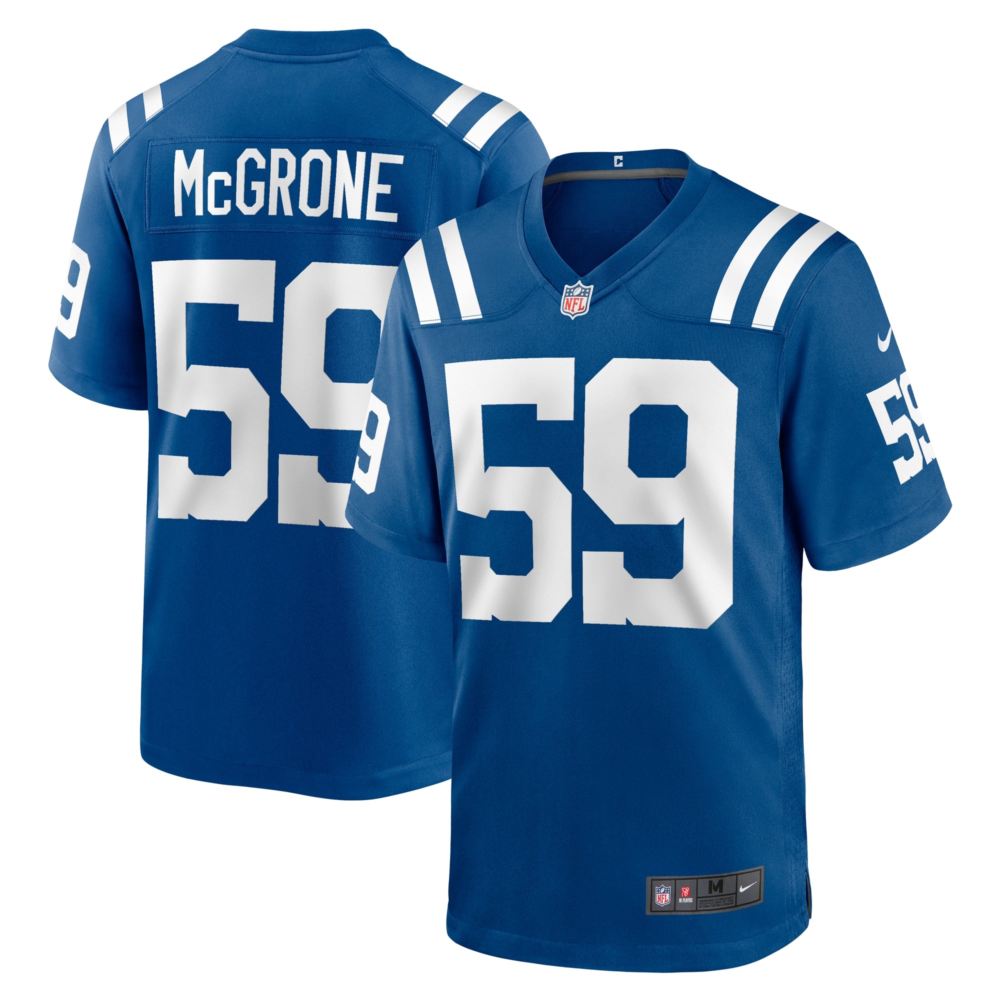 Cameron McGrone Indianapolis Colts Nike Team Game Jersey    Royal