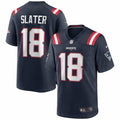 Men s Nike Matthew Slater Navy New England Patriots Game Jersey