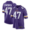Men s Nike William Kwenkeu Purple Minnesota Vikings Home Game Player Jersey