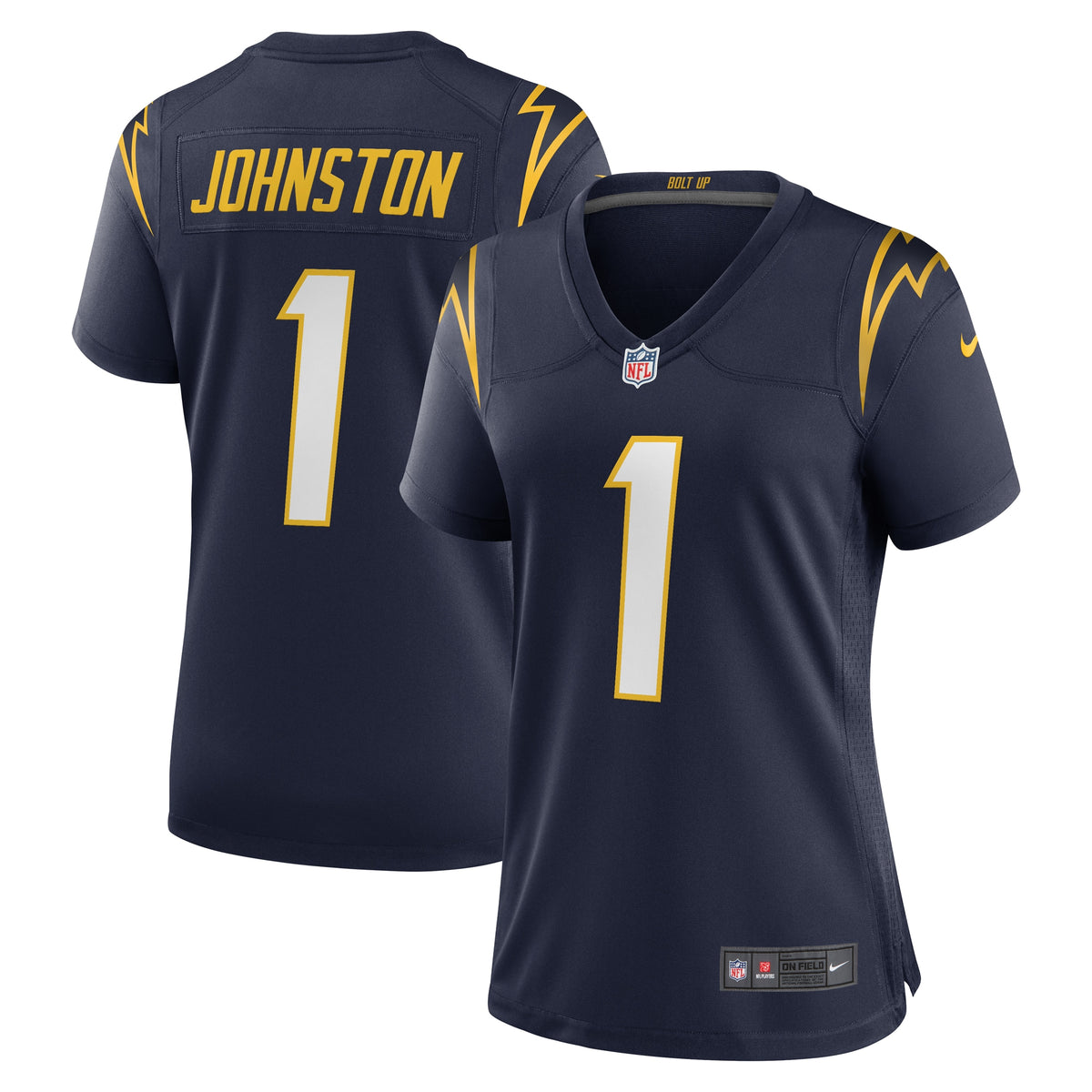 Quentin Johnston Los Angeles Chargers Nike Women s Alternate Game Jersey   Navy