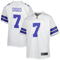 Trevon Diggs Dallas Cowboys Nike Youth Game Jersey   White