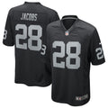 Josh Jacobs Las Vegas Raiders Nike Game Player Jersey   Black