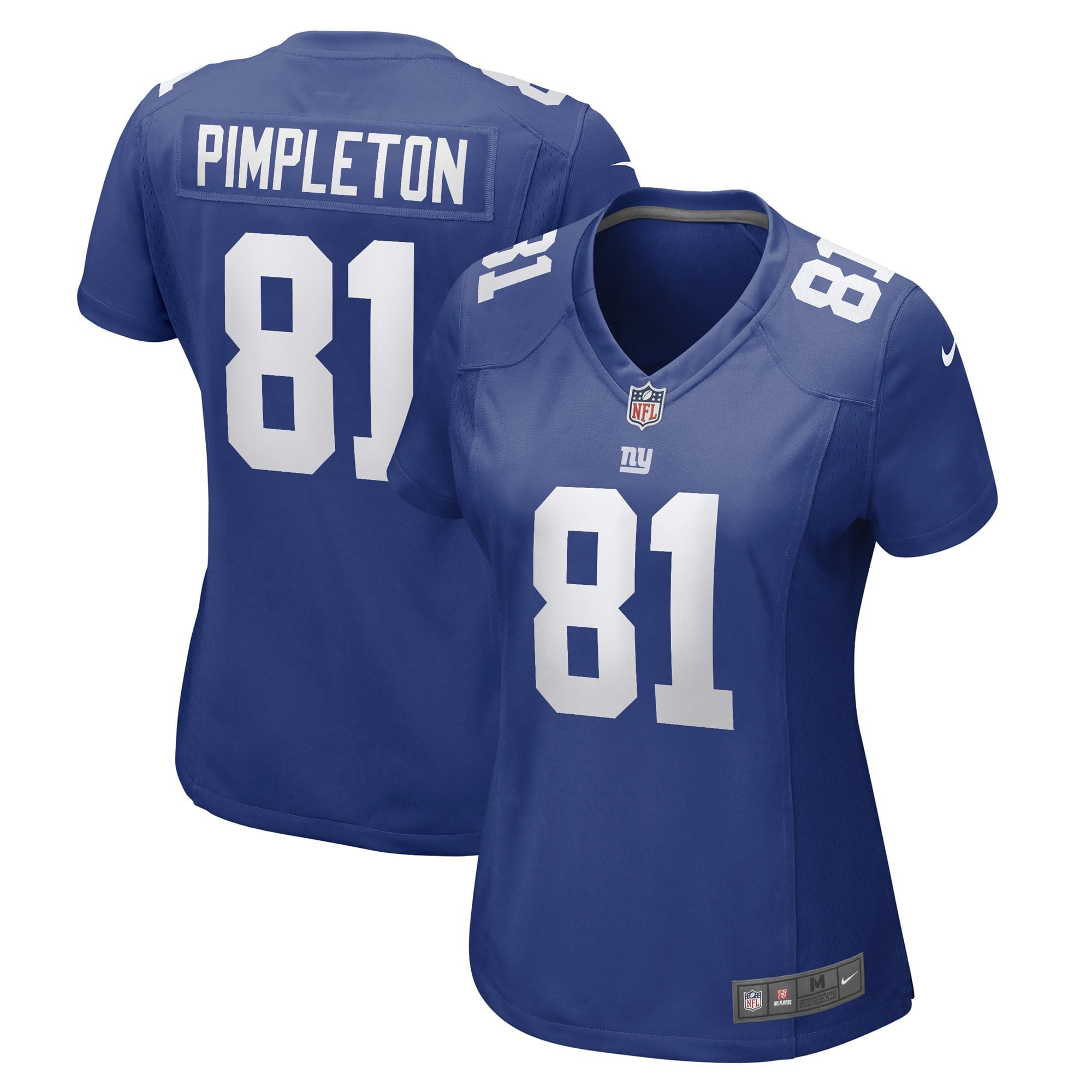 Women s Nike Kalil Pimpleton Royal New York Giants Game Player Jersey