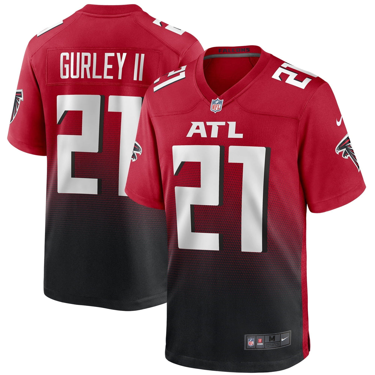 Men s Nike Todd Gurley II Red Atlanta Falcons 2nd Alternate Game Jersey