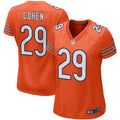 Women s Nike Tarik Cohen Orange Chicago Bears Game Jersey