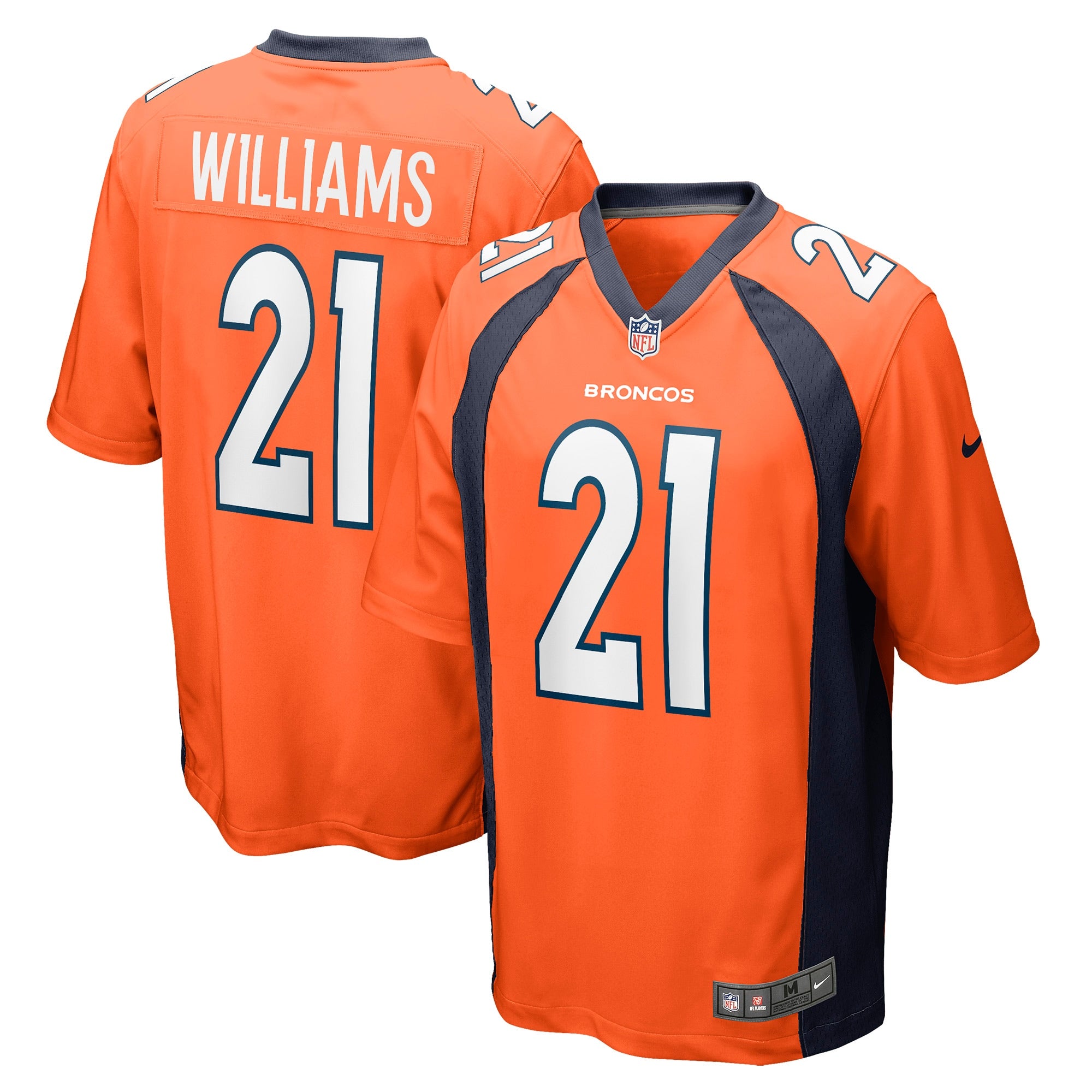 K Waun Williams Denver Broncos Nike Game Jersey   Orange