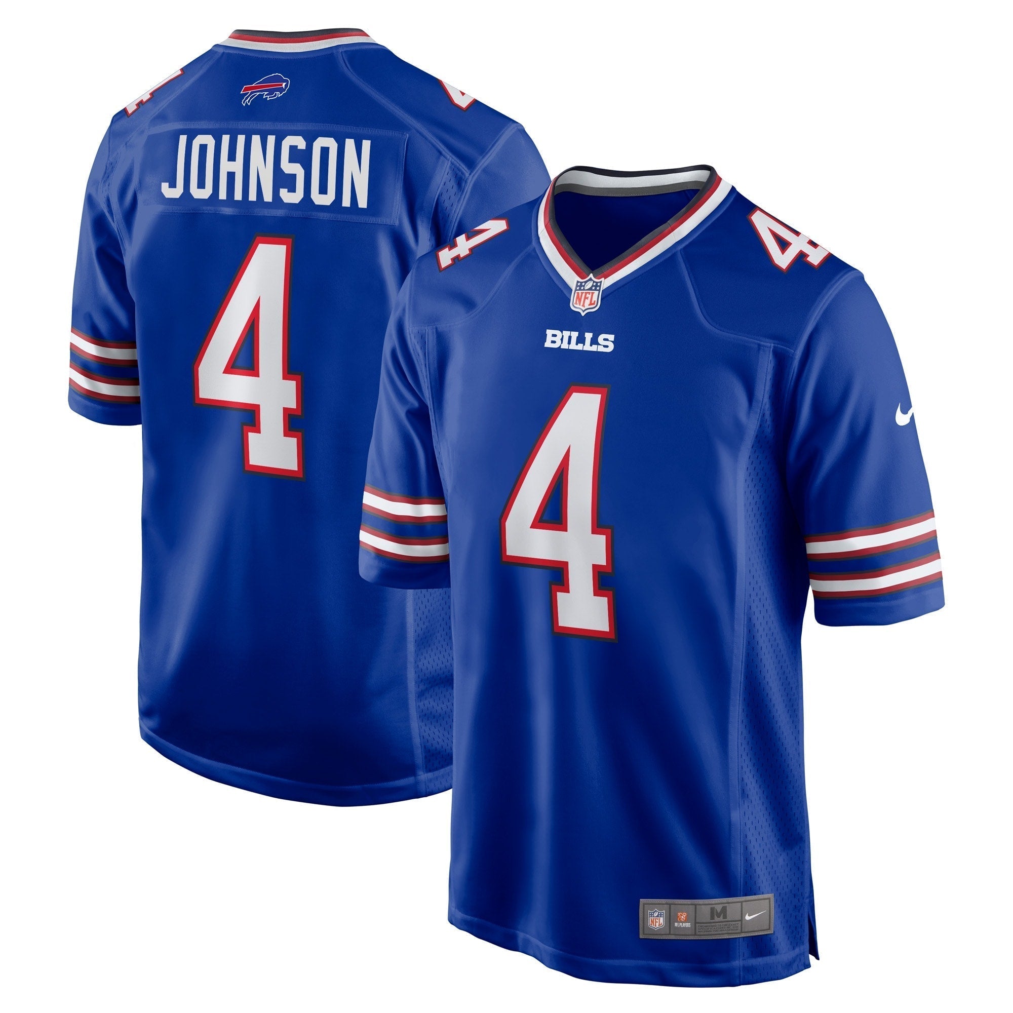 Men s Nike Jaquan Johnson Royal Buffalo Bills Game Jersey