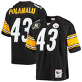 Troy Polamalu Pittsburgh Steelers Mitchell   Ness 2007 Authentic Retired Player Jersey   Black