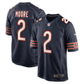 D.J. Moore Chicago Bears Nike Team Color Game Jersey   Navy