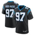 Yetur Gross-Matos Carolina Panthers Nike Team Game Jersey   Black