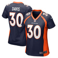 Women s Nike Terrell Davis Navy Denver Broncos Retired Player Jersey