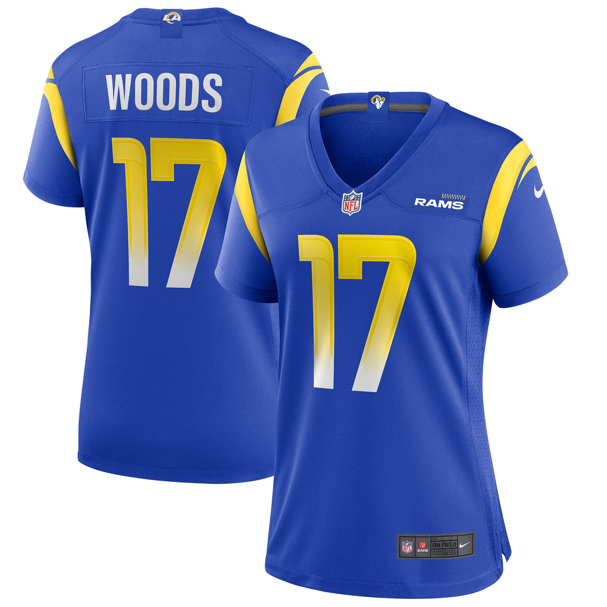 Robert Woods Los Angeles Rams Nike Women s Game Player Jersey   Royal