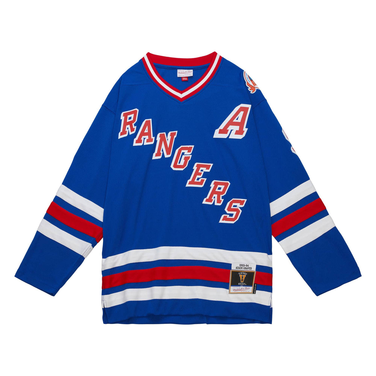 Blue Line Adam Graves New York Rangers 1993 Jersey
