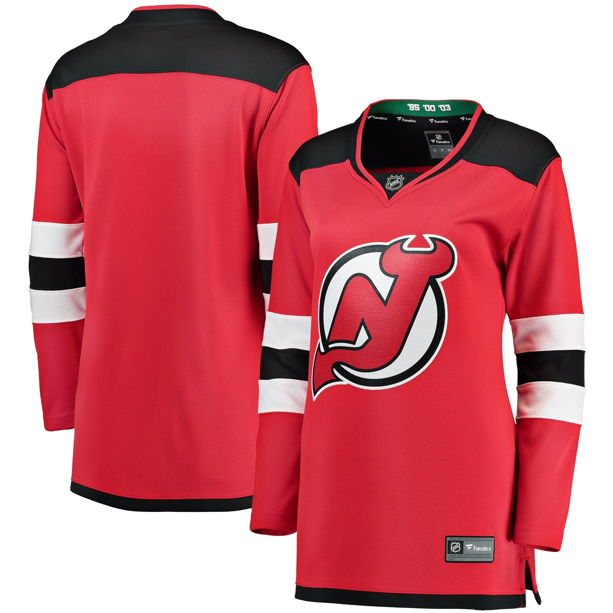 Women's Fanatics Branded Red New Jersey Devils Breakaway Home Jersey