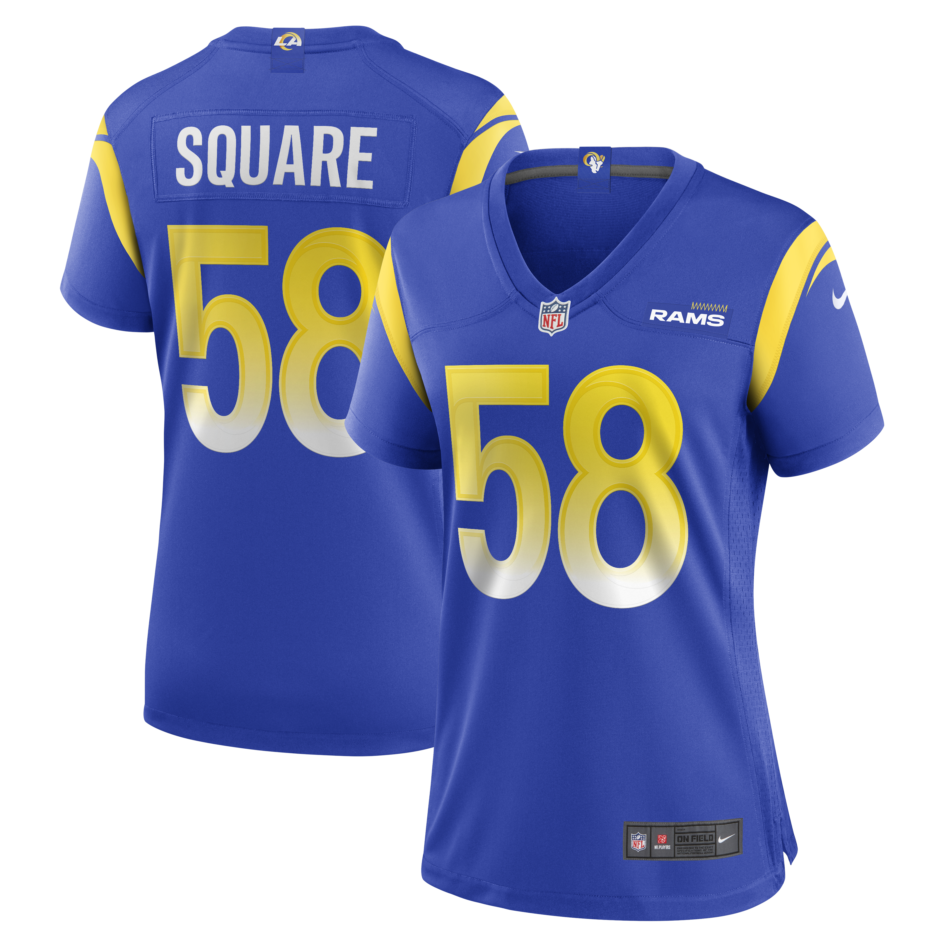 DeAndre Square Los Angeles Rams Nike Women s  Game Jersey   Royal