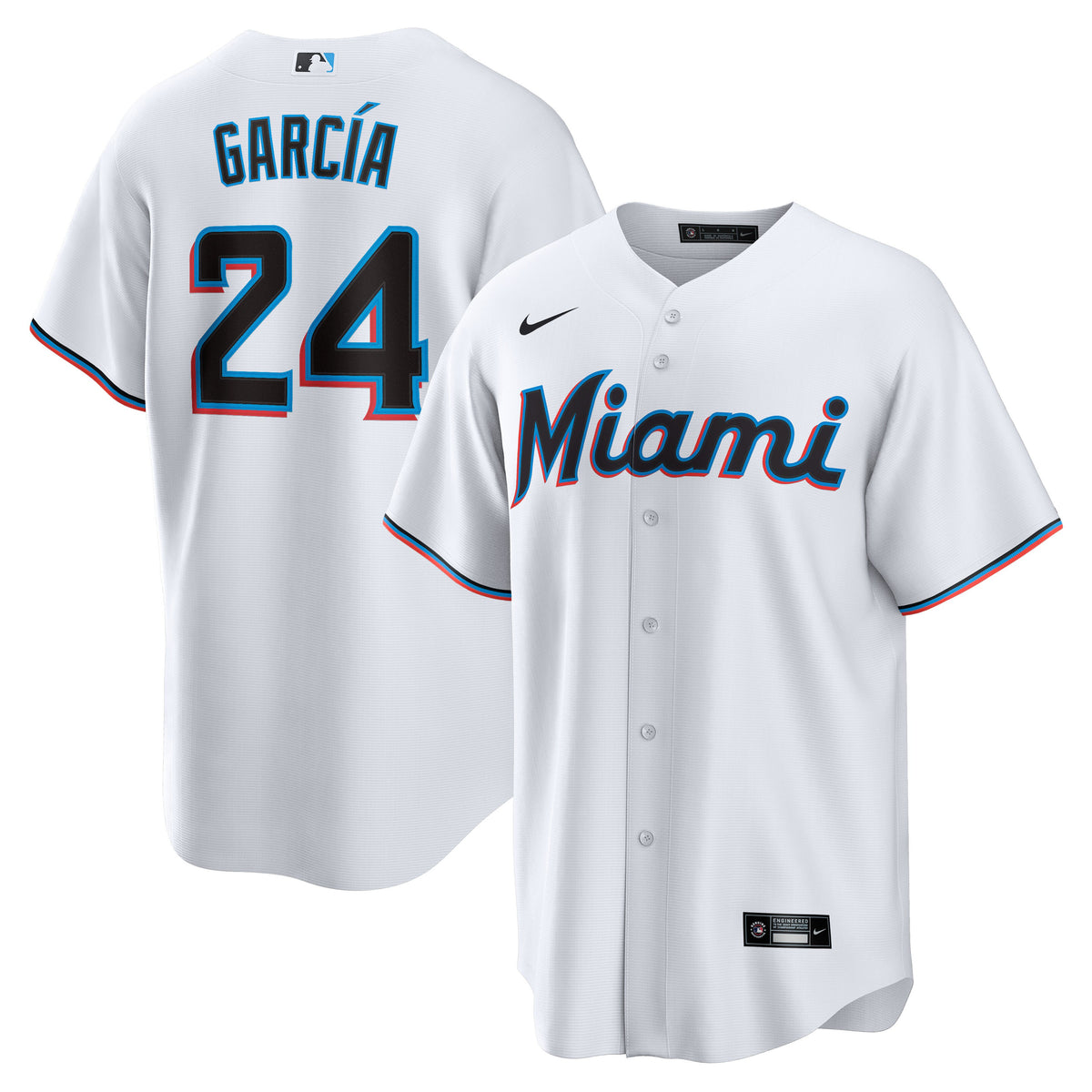 Avisail Garcia Miami Marlins Nike Home Replica Player Jersey - White