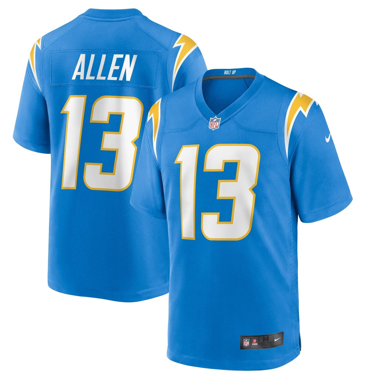 Men s Nike Keenan Allen Powder Blue Los Angeles Chargers Game Player Jersey