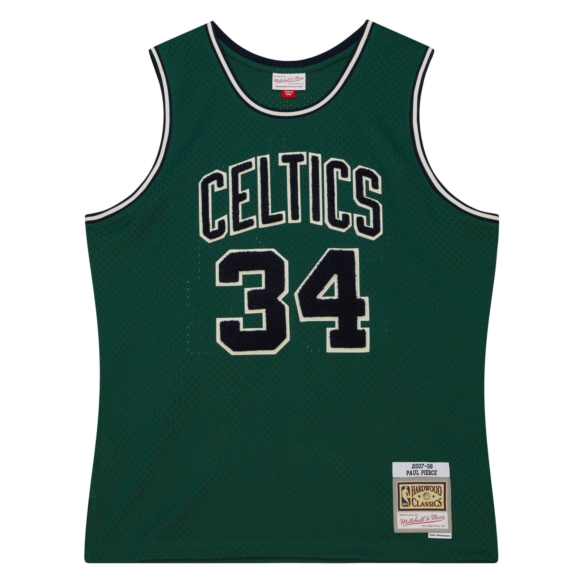Off Court Chenille Swingman Paul Pierce Boston Celtics 2007-08 Jersey