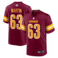 Wes Martin Washington Commanders Nike Game Player Jersey   Burgundy