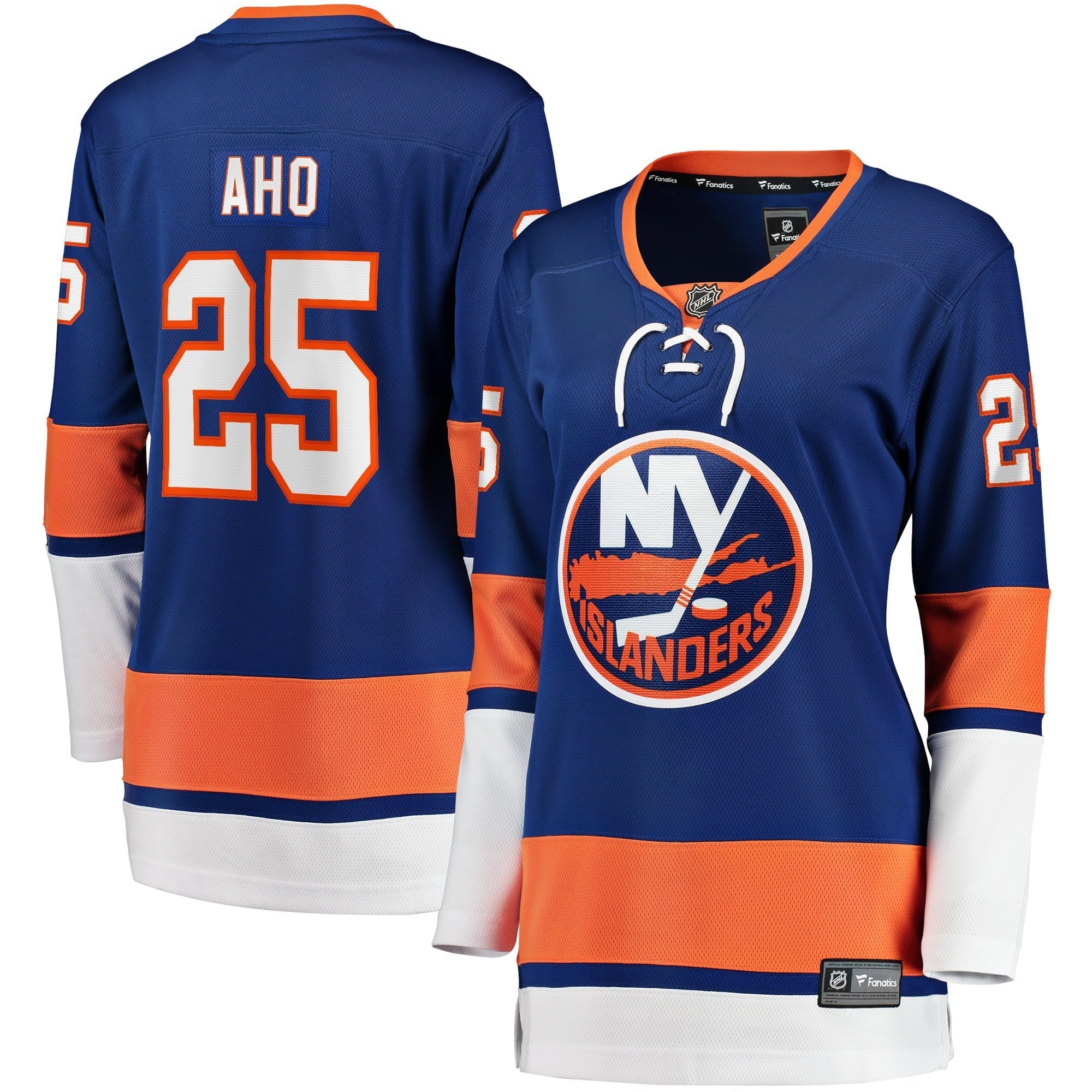 Women's Fanatics Branded Sebastian Aho Royal New York Islanders Home Breakaway Player Jersey