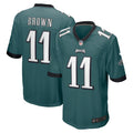A.J. Brown Philadelphia Eagles Nike Player Game Jersey   Midnight Green